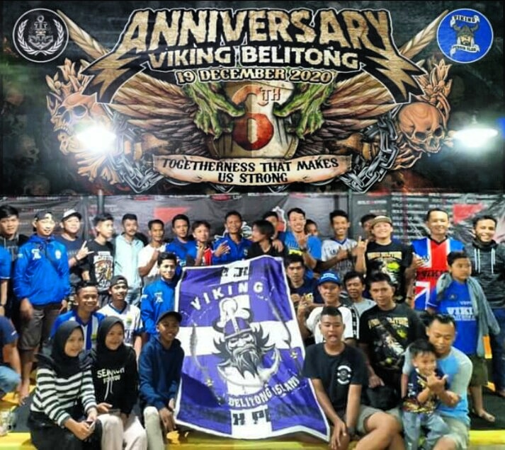 Togetherness is what makes us strong
#Bluebelitong
.
#vikingbelitong_island
#vikingbelitong
#6thanniversary
#vikingpersib
#vikingpersibclub
#vikingpersibcoid