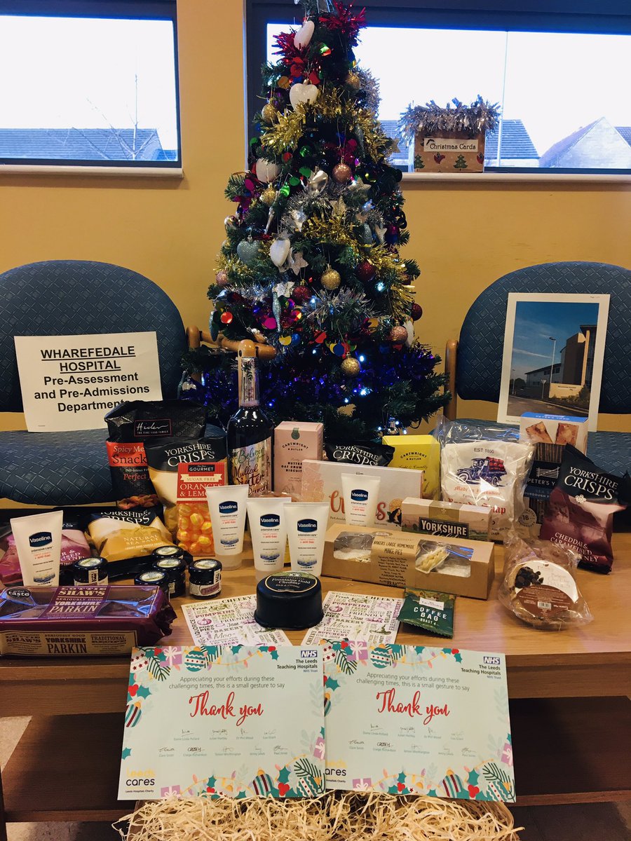 Sarahdoddy's tweet photo. #ThankYouLTHT thank you for our thank you box from Pre-Assessment and Pre-Admissions at #wharfedalehospital https://t.co/Y78U3PBnVv
