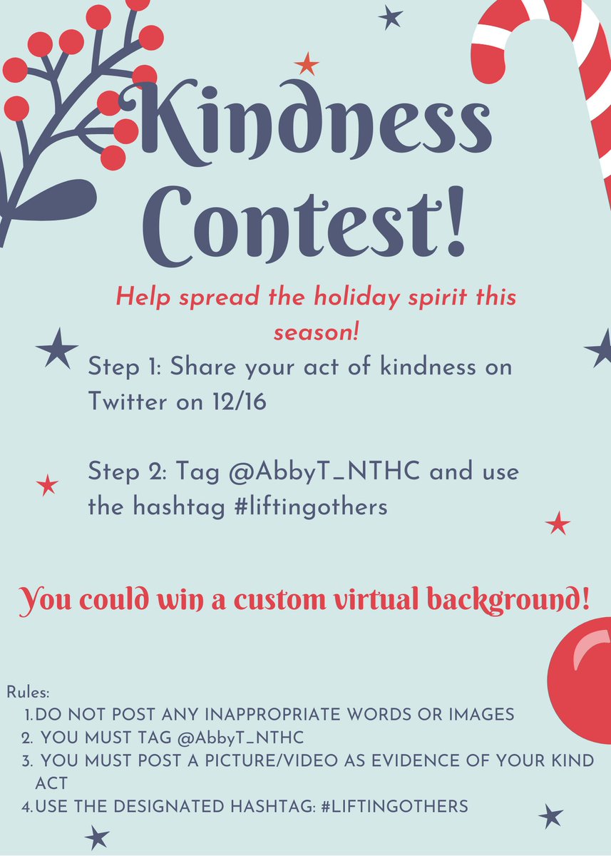 AISHAH1_NTHC's tweet photo. This year has been crazy! It is really easy to lose sight of what the holidays are about. New Tech learners, we are inviting you to share as many acts of kindness as you can on 12/16.@GraceR_NTHC @AbbyT_nthc @LydiaC_nthc @RileyD_NTHC @RussS_nthc_ #liftingothers @NewTechCoppell https://t.co/yqjIfbidML