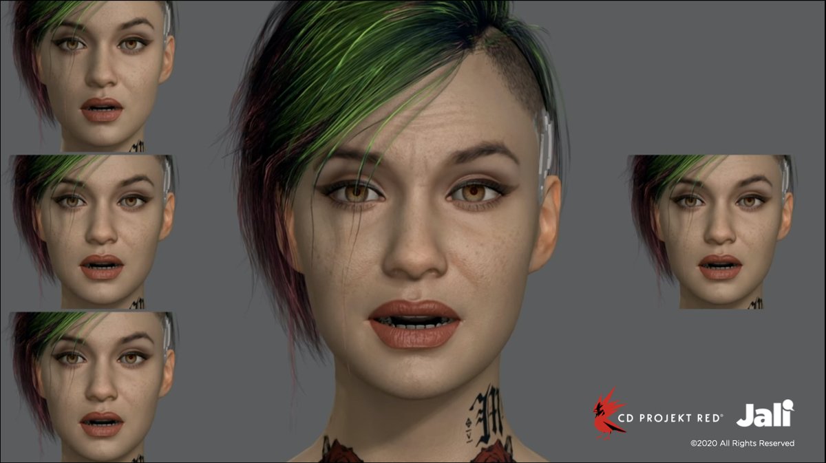 Impressed by the realistic facial animations in  #Cyberpunk2077   ? They were automatically generated by  #AI developed by Canadian  #computerscientists including  @SFU professor  @EugeneFiume. Story:  http://ow.ly/DcqL50CMhZ3 . Summary below. 1/7