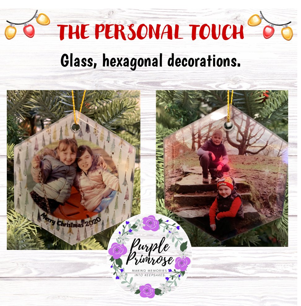 pplprimrose's tweet photo. Day 5 of our 7 days of Christmas and I would like to share two of our favourite Christmas decorations. 
First up our glass, hexagonal decoration that is a lovely addition to any tree and the second is a puurrrfect pet decoration. 
Happy Tuesday everyone xx
https://t.co/AEuQ7CMap1 https://t.co/hK405R2yx7