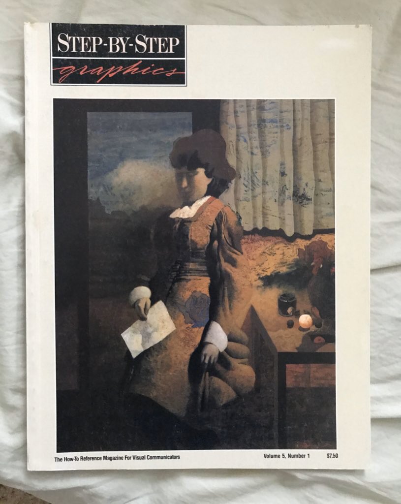 One of them was coming from an article in a graphic magazine (1989 Step-by-Step Graphics Magazine), wrote about NY print designers Parham-Santana Inc. They designed Swatch’s wool apparel, with the procress is aligned more to graphic design process.