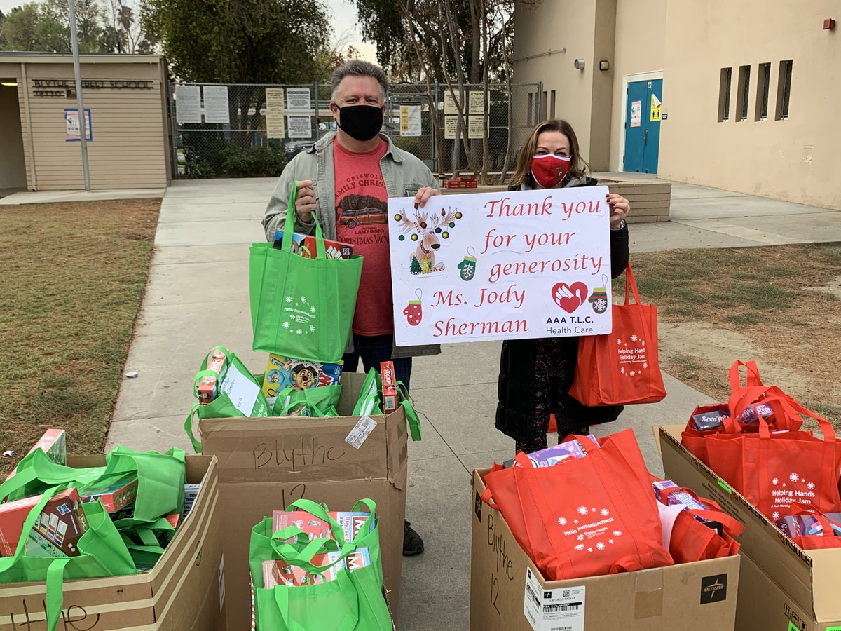 NHMCFoundation's tweet photo. NHF hit the road last week with the "Holiday Jam" and provided toys to 300 local children. Thank you to all of our donors! @csunorthridge @AaaTLC @CalcomCu https://t.co/YyTEkFNp6Z
