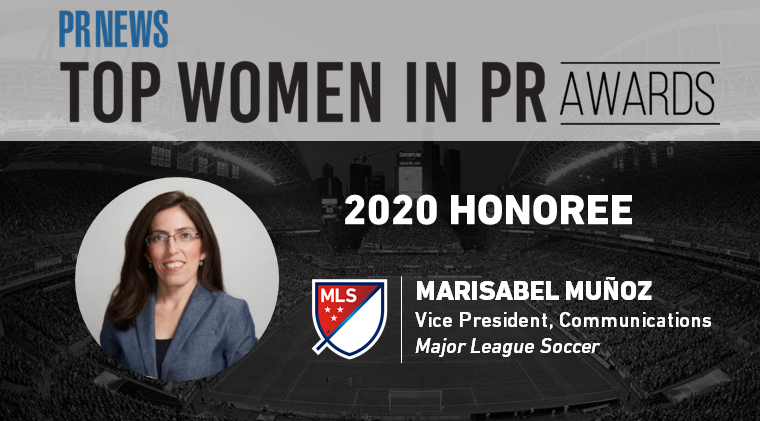 courtemancheMLS's tweet photo. Proud of my friend and colleague @MarisabelMunoz for being named to @PRNews' Top Women in PR for 2020.  A well-deserved honor for one of the most talented, thoughtful and kind individuals I know. Congratulations, Marisabel! https://t.co/jQuig7mDAJ https://t.co/WMM8jLHGtj