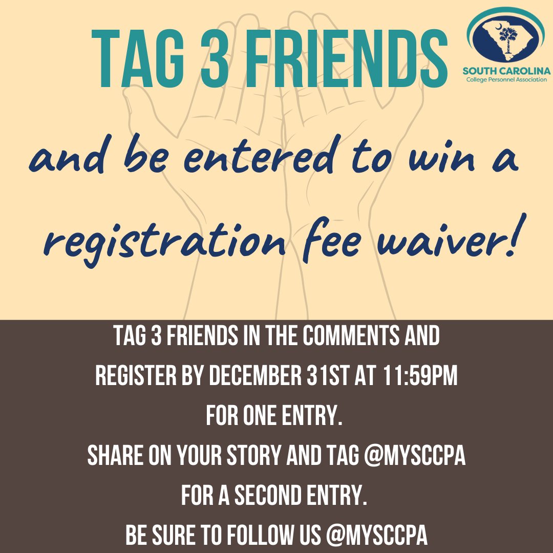 Let the tagging begin! One lucky winner gets a registration fee waiver 🤙