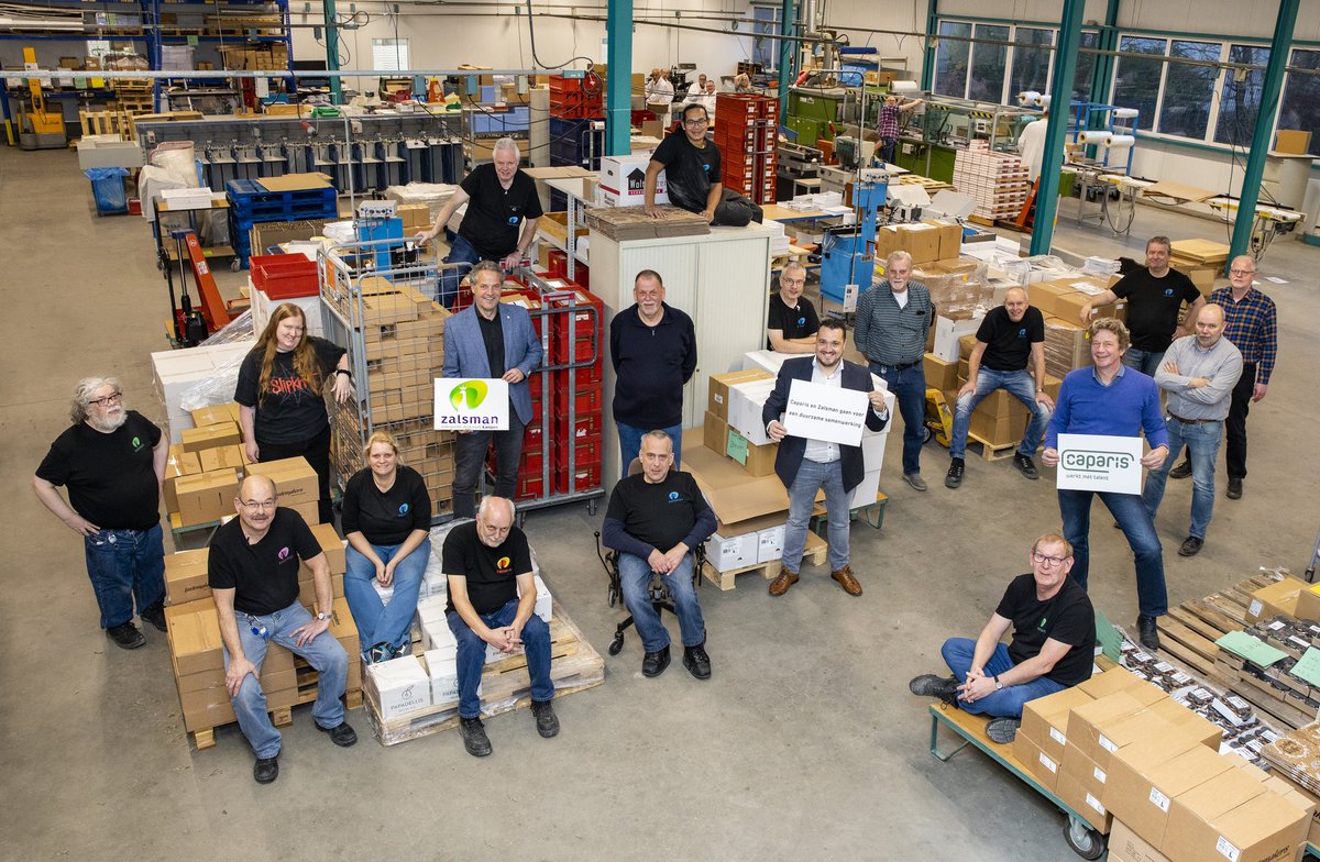 SAMENWERKING VOORTGEZET | Onze samenwerking met @CaparisNV , die we jaar geleden zijn gestart, bevalt van beide kanten zo goed dat we deze gaan voortzetten de komende jaren. Dat betekend dat er 20 mensen worden gedetacheerd. #inclusie #mvo