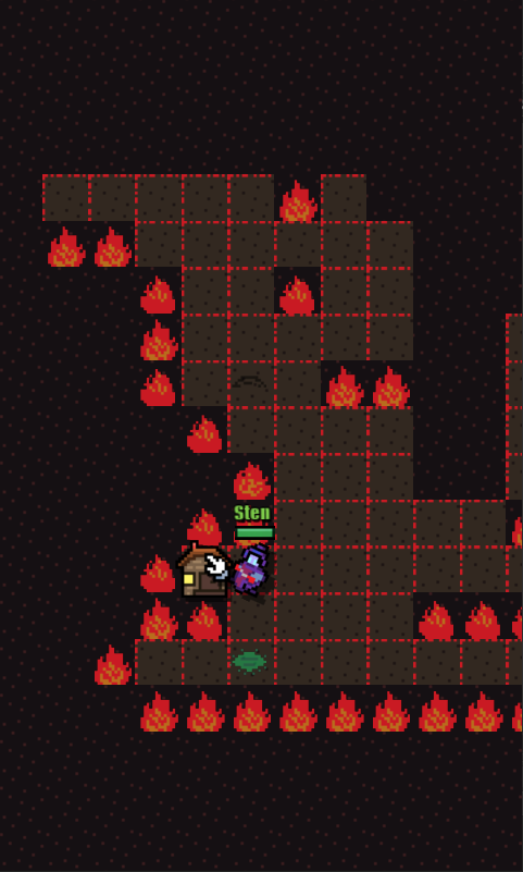 Nervanti's tweet photo. Yes, even in Hell there is a Sauna 🧖🧖‍♂️🧖‍♀️ It must be a really hot one! 🔥 #pixelart #screenshot #retro #indiedev #indiegames #NorseHack https://t.co/lVeDgBFnDJ