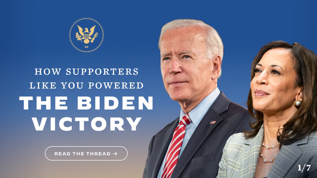 To each and every member of  #TeamJoe — thank you. This was your victory, and we couldn’t have done it without you.