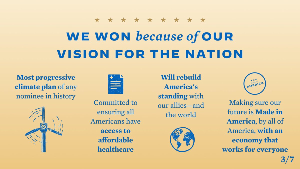 To each and every member of  #TeamJoe — thank you. This was your victory, and we couldn’t have done it without you.