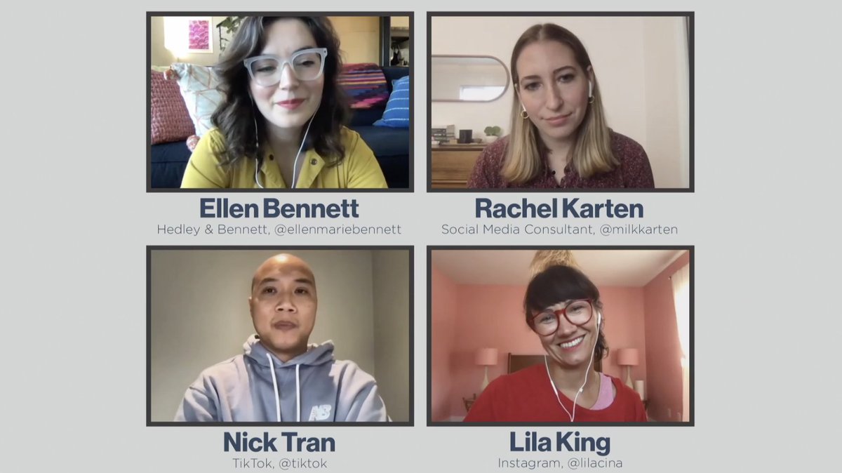 Zagat's tweet photo. .@milkkarten, @lilacina, @AtSignNick, and moderator Ellen Bennett discuss new strategies around social media, data, guest relations and how restaurants can leverage digital platforms to grow their businesses. #TechTableSummit2020 https://t.co/FnjPcVabDk