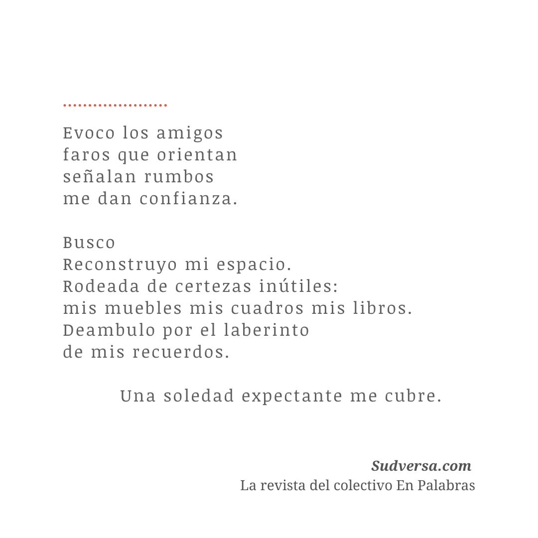 🪟 Desde que dejó Caracas con 22 años, Celia ha vivido en distintos países. En este poema nos explica cómo ha sido ese proceso de reconstruir su hogar una y otra vez, para llenar de memoria los espacios vacíos de sus afectos. Léelo en #Sudversa ⬇️

sudversa.com/mudanzas-celia…