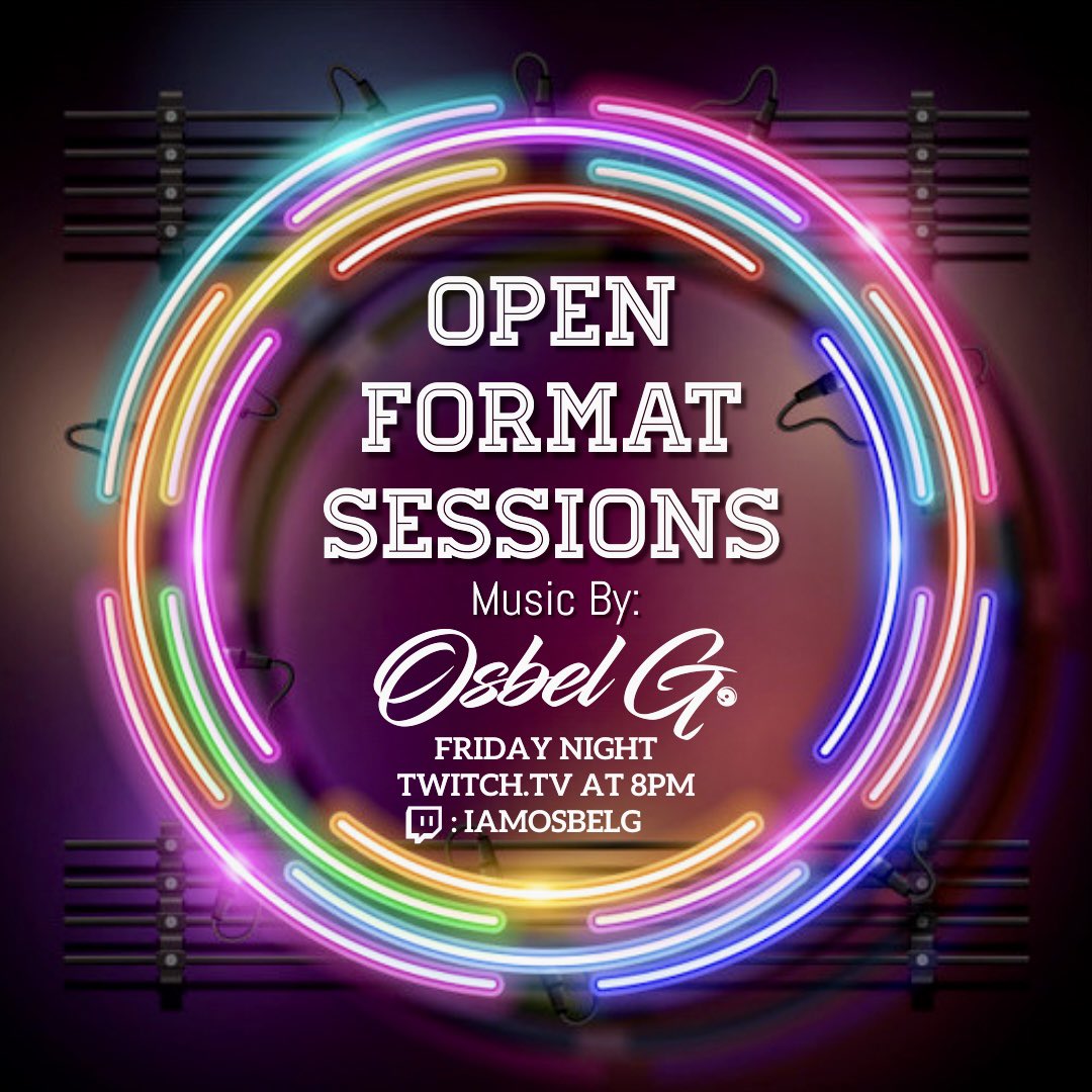 Friday Night catch me spinning on Twitch at 8pm!