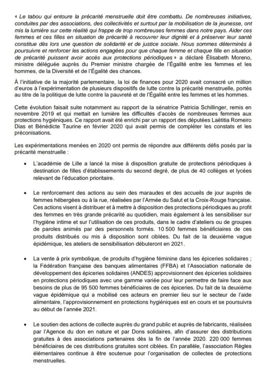 olivierveran's tweet photo. Les règles ne sont pas un sujet de honte.
La précarité menstruelle, si. 

Avec @1ElisaMoreno, nous voulons faire de l’accès de toutes les femmes à des protections périodiques un champ de la solidarité nationale.
5 millions d’€ y seront consacrés dès 2021. #LaFranceSolidaire https://t.co/XyOuNxzk2M