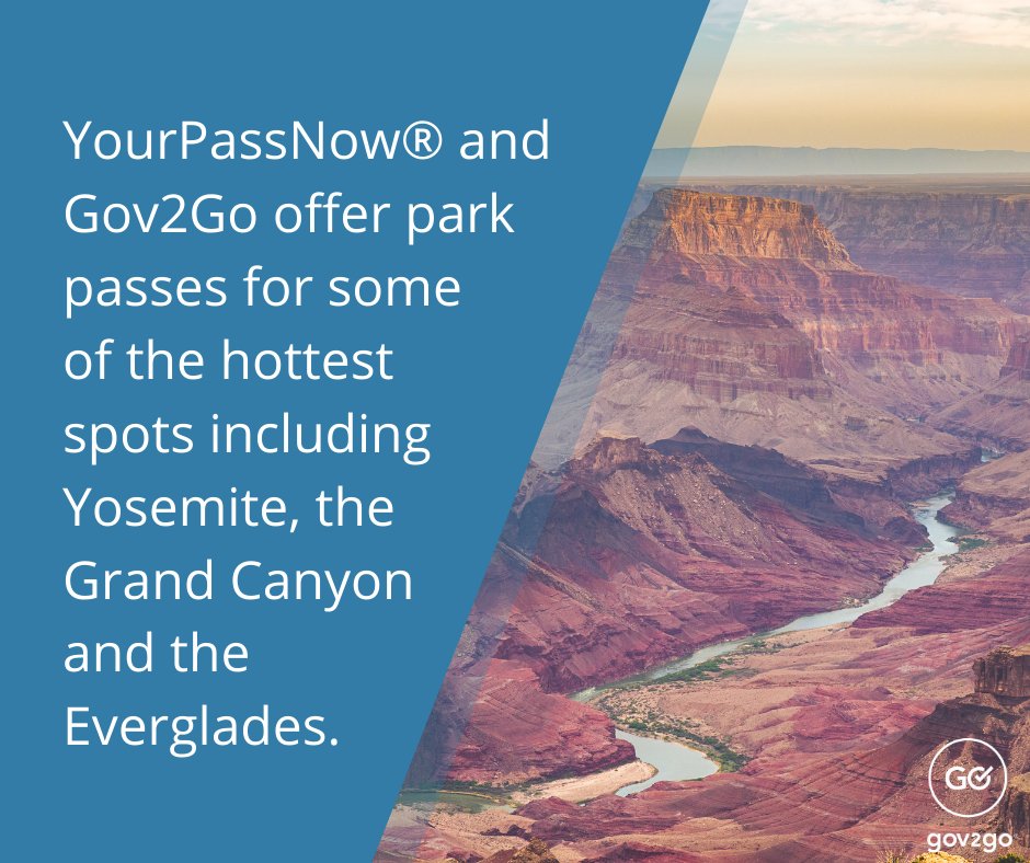 getgov2go's tweet photo. This year celebrate the holidays with a new tradition –  and a new view! 

Gov2Go users can purchase a park pass through YourPassNow from the comfort and safety of their homes. 

#GreatOutdoors https://t.co/HpTyYRl7du
