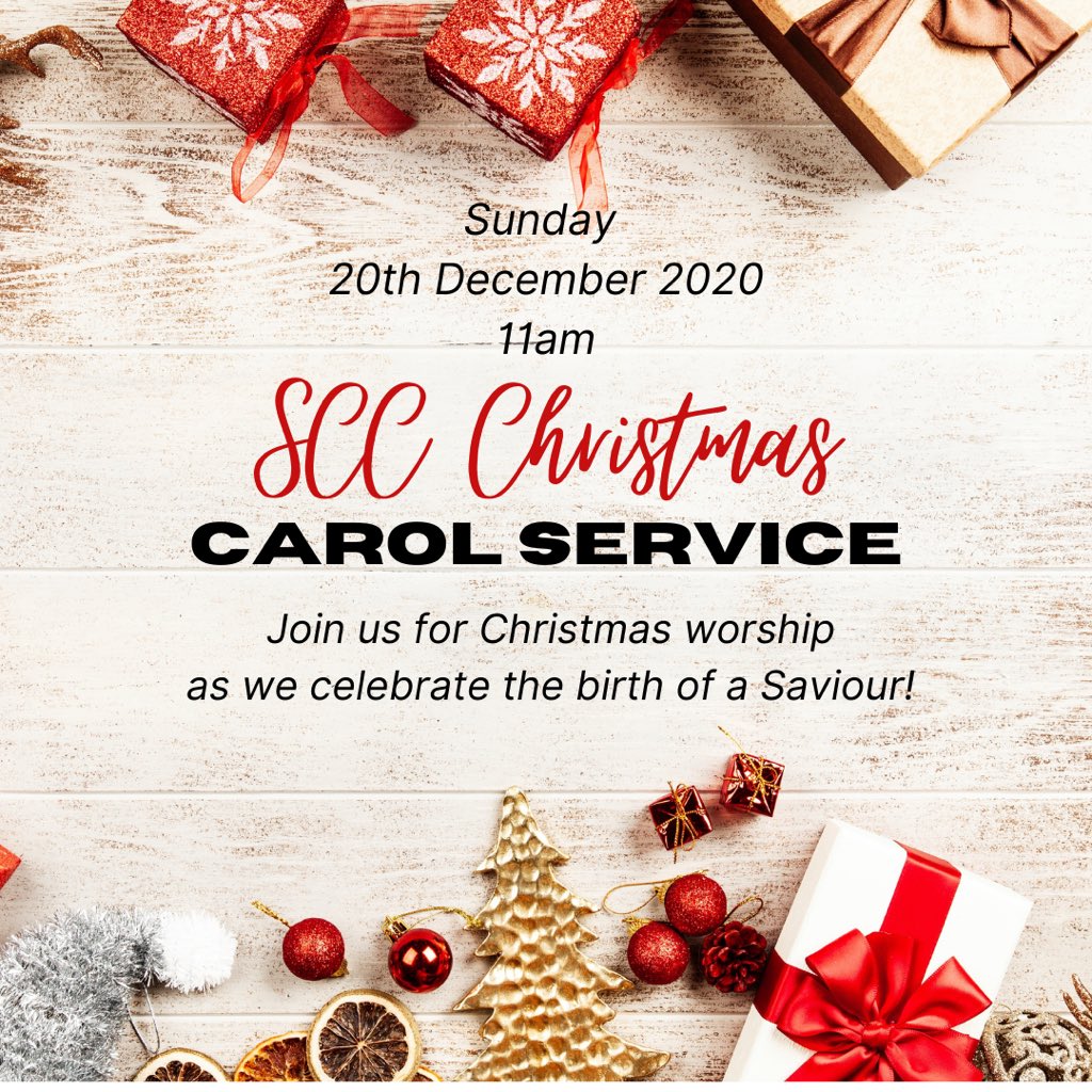 Sheldoncc_b26's tweet photo. CAROL SERVICE | Join us online for our Christmas #CarolService on Sunday at 11am  🎶🎄⭐️ https://t.co/pXmYqYTbAo
