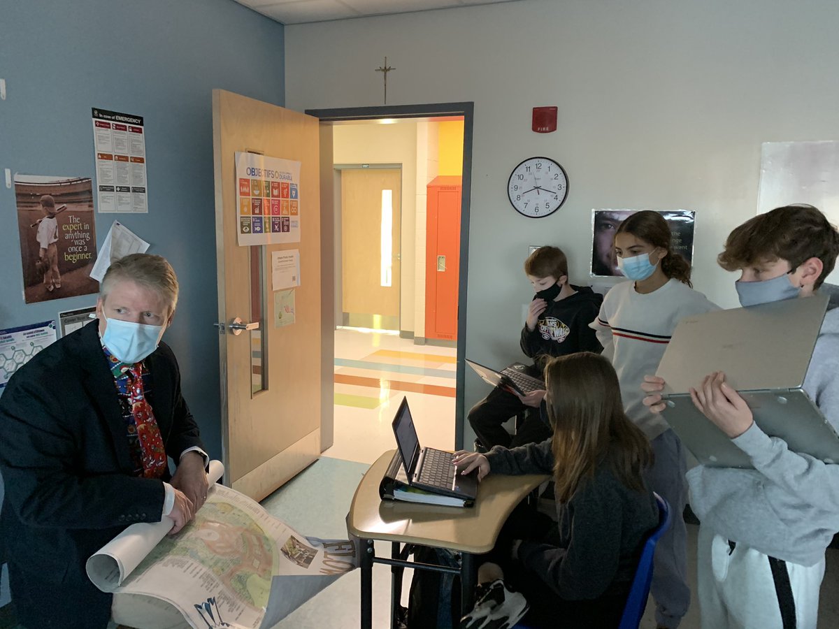 rolat's tweet photo. @StFXOCSB Gr8 Ss continue consulting & getting feedback about the #ClimateAction @ClimateActionED for the school community. A zen garden, planting trees and making edible water bubbles. Today teams met with stakeholders for follow ups. #ocsbBeCreative #actiontaking #ocsb https://t.co/q85420zroP