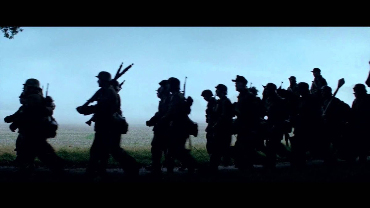 Americans execute German prisoners and shoot German kids because “if given the chance they’d do the same to you” then at the end of Fury supposedly “merciless evil SS soldier” who just watched his buddies die goes “nah fuck it” and spares tank driver. 