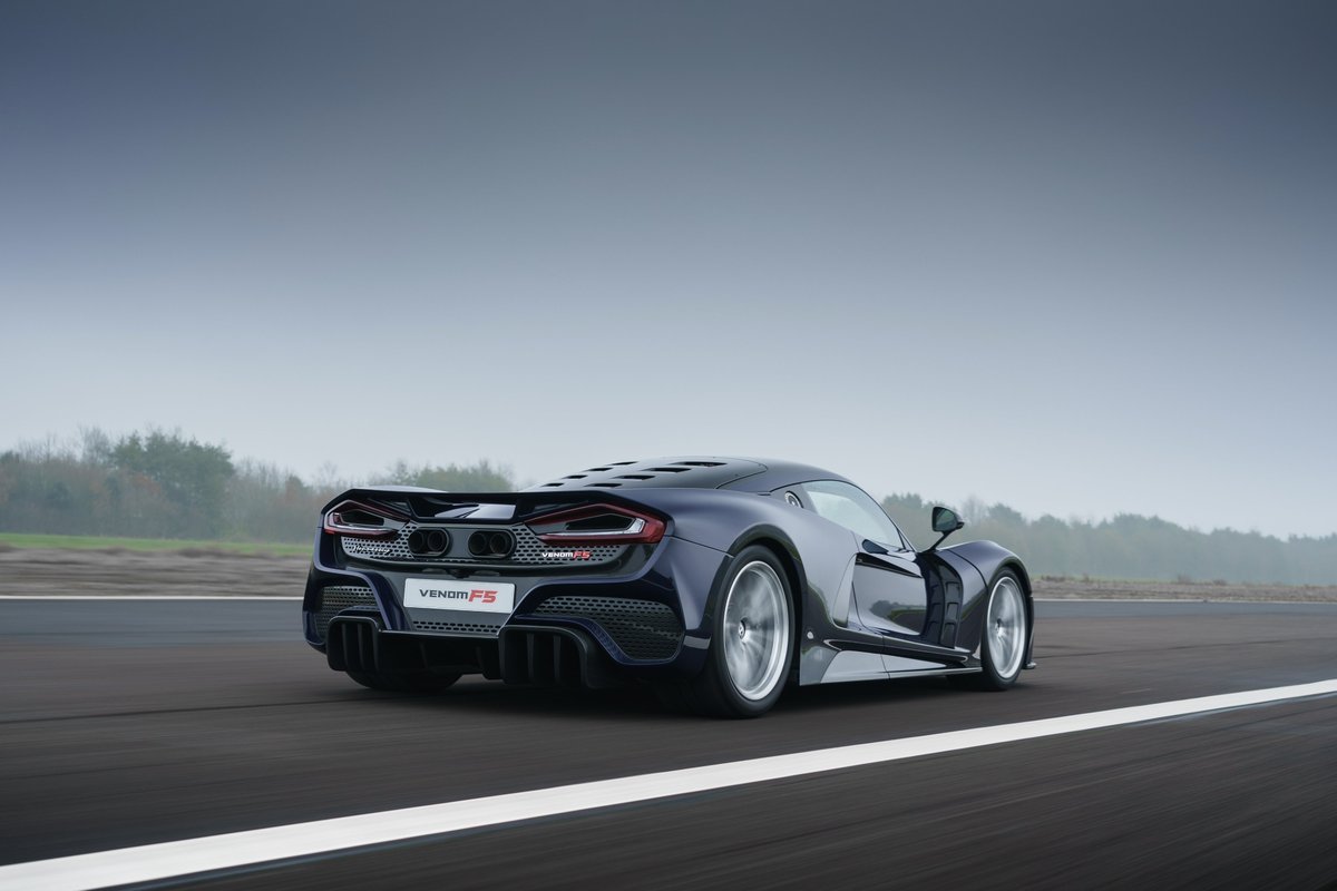 Hennessey Venom F5 Makes Global Production Car Debut:  1817hp | Production limited to 24 units | Cost: $2.1 million | Visit the HennesseySpecialVehicles.com website for more information. #hennessey #venomf5
