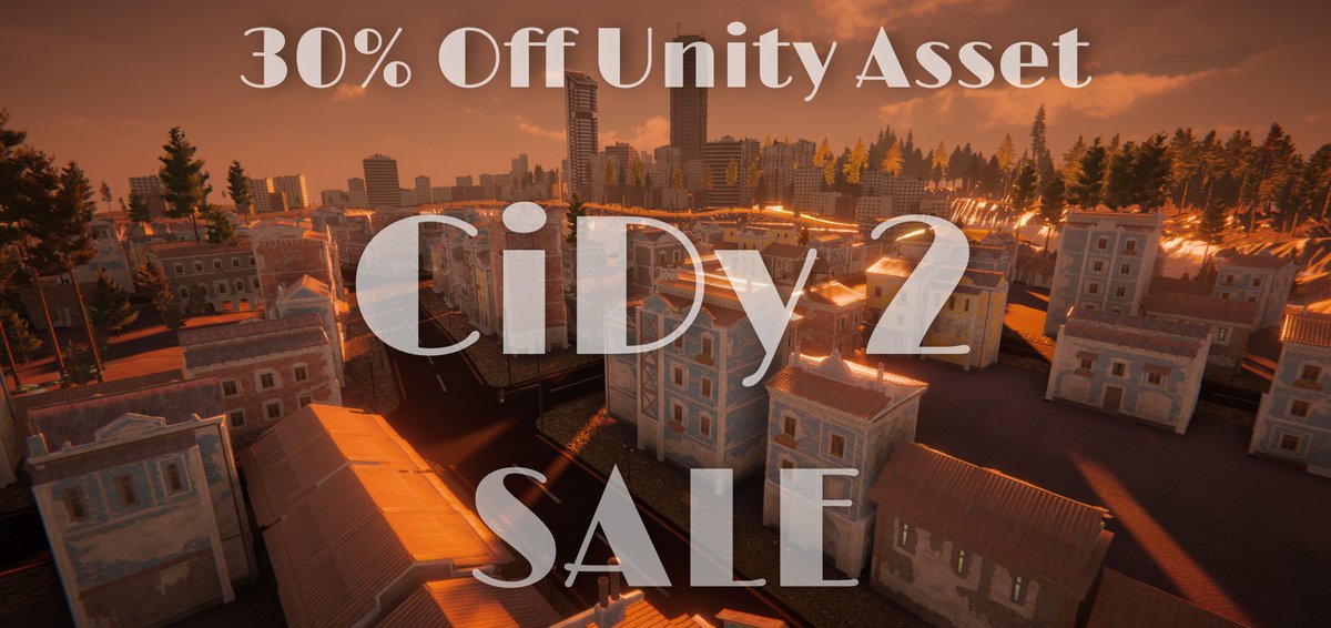 RecklessGames_'s tweet photo. CiDy 2.5 On Sale! 30% Off @AssetStore
https://t.co/1Alf6M21jl
#assettstore #CiDy #CiDy2 #onsale #sale #Unity #newyearsale #unitysale #unityassetstore
#unityassetsale #unity3d #gamedev #procedural #city #gamedesign https://t.co/4TKCLNaHtM
