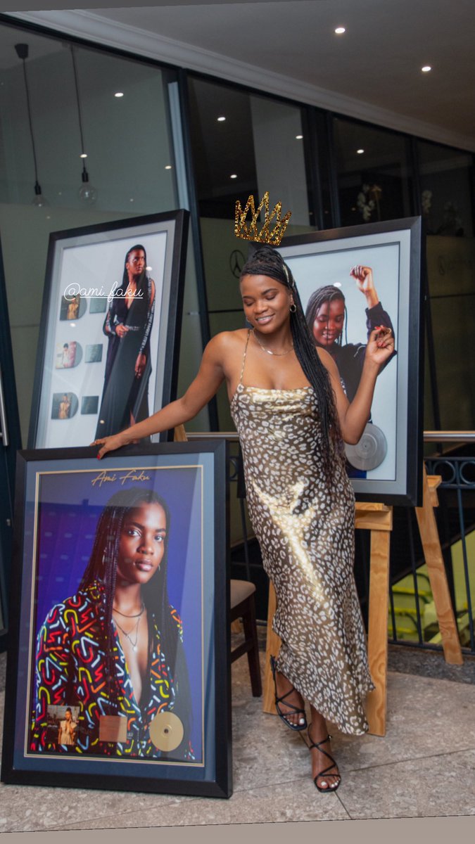 ninellara's tweet photo. Last night at #VthVibrations we presented @Ami_Faku not 1 but 3 new plaques
For her classic debut album #Imali going gold, #Imali, #UbuhleBakho & #IndeLendlela going platinum & #IntoIngawe triple platinum ππ https://t.co/jAO4jd6l0o