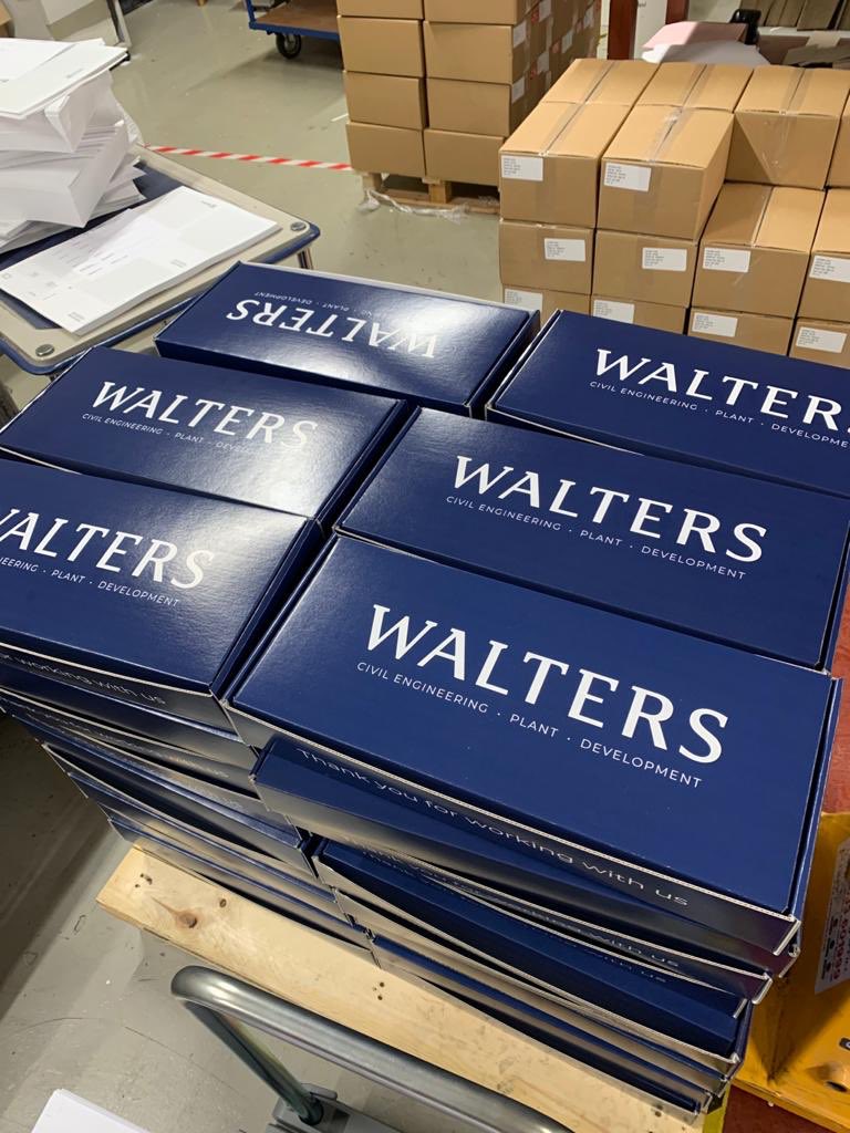 TheWaltersGroup's tweet photo. Busy time arranging despatch across Uk of Employee #2021 Back to Work Packages #waltersway #safetyhandbook #thankyou #loyalworkforce https://t.co/IqFHBODBTe