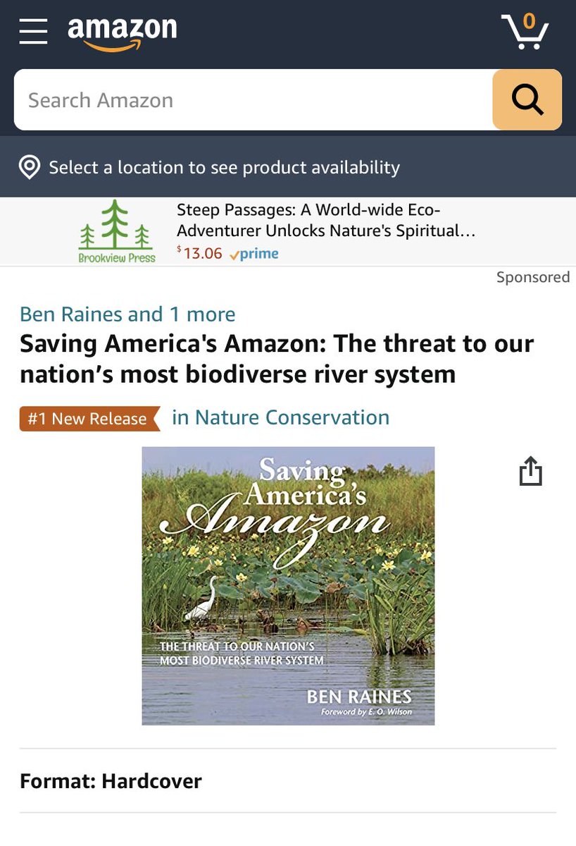 My new book Saving America’s Amazon published today!