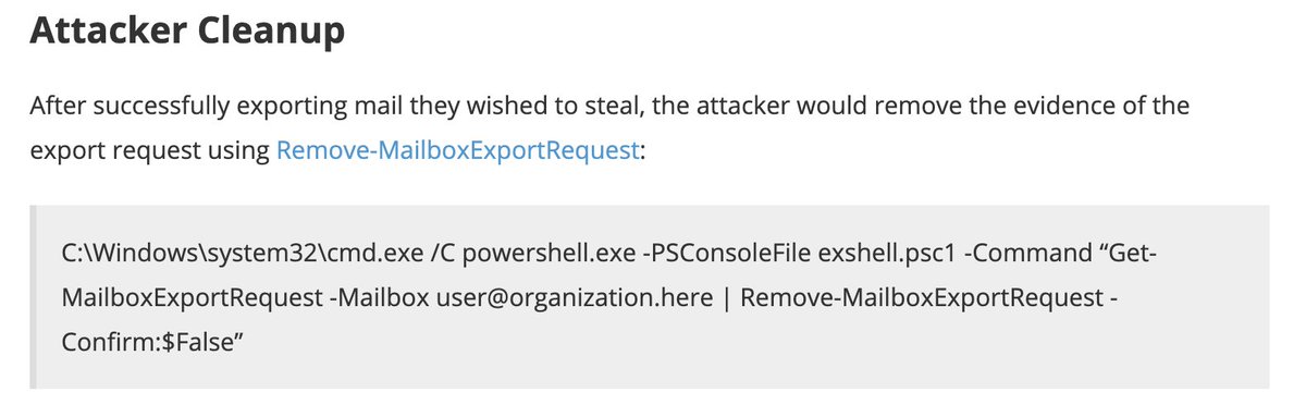 Yes, the adversaries cleaned up, but I think it's still worth a check. If you sent PowerShell logs from your Exchange server anywhere, those would make for some great hunts. Lots of ideas in the excellent blog.  https://www.volexity.com/blog/2020/12/14/dark-halo-leverages-solarwinds-compromise-to-breach-organizations/