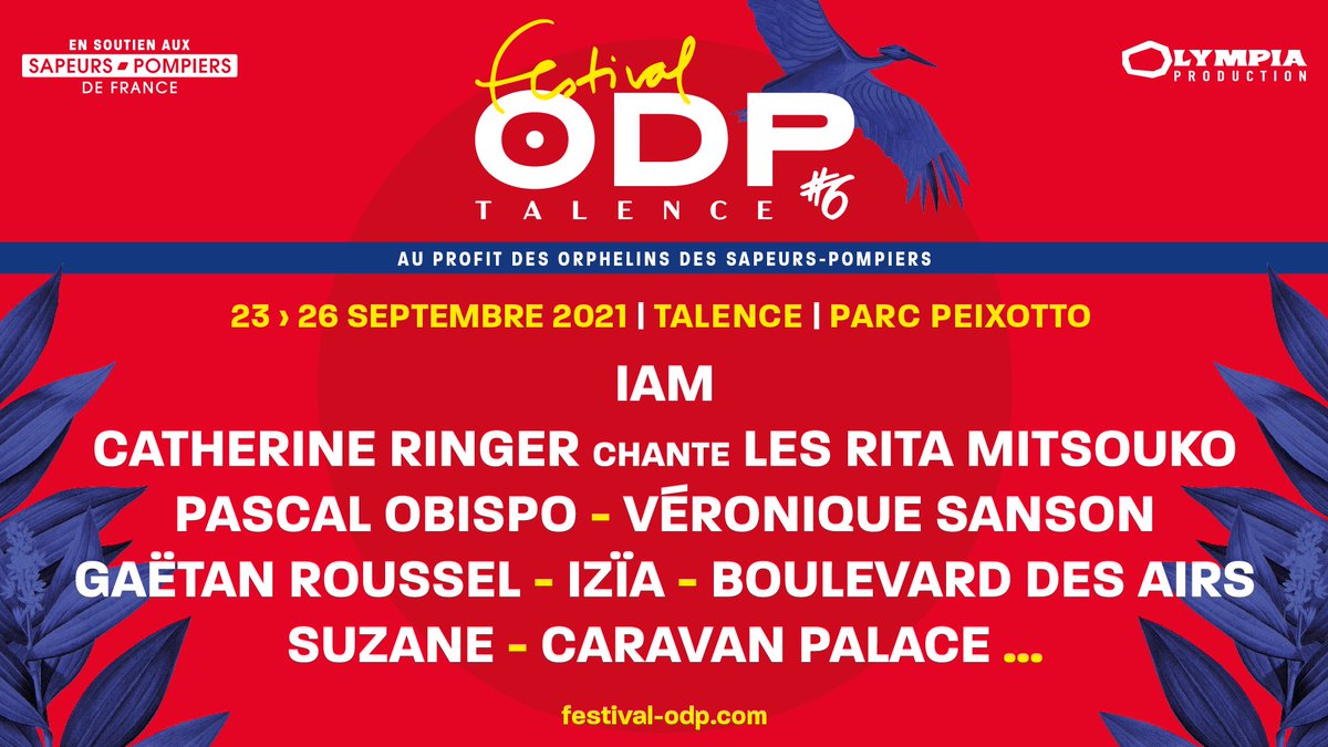 #FestivalODP | Cette affiche donne déjà des vibrations ! Un festival de concerts pour une bonne cause : les orphelins des sapeurs-#pompiers ! 
Des offres exceptionnelles en idée cadeau pour #Noel ! 🎅🏻Offrez le concert <a href="/FestivalODP/">Festival ODP Talence</a> !
🎁👉 cutt.ly/NhGm7mR