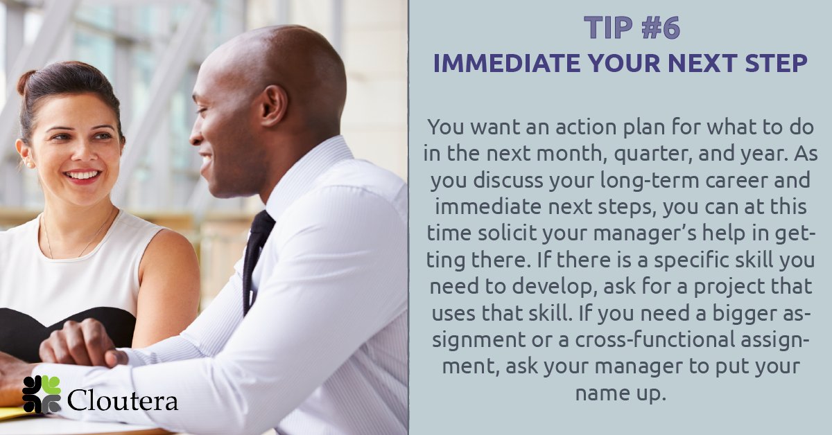 Tip #6 : Immediate your next step