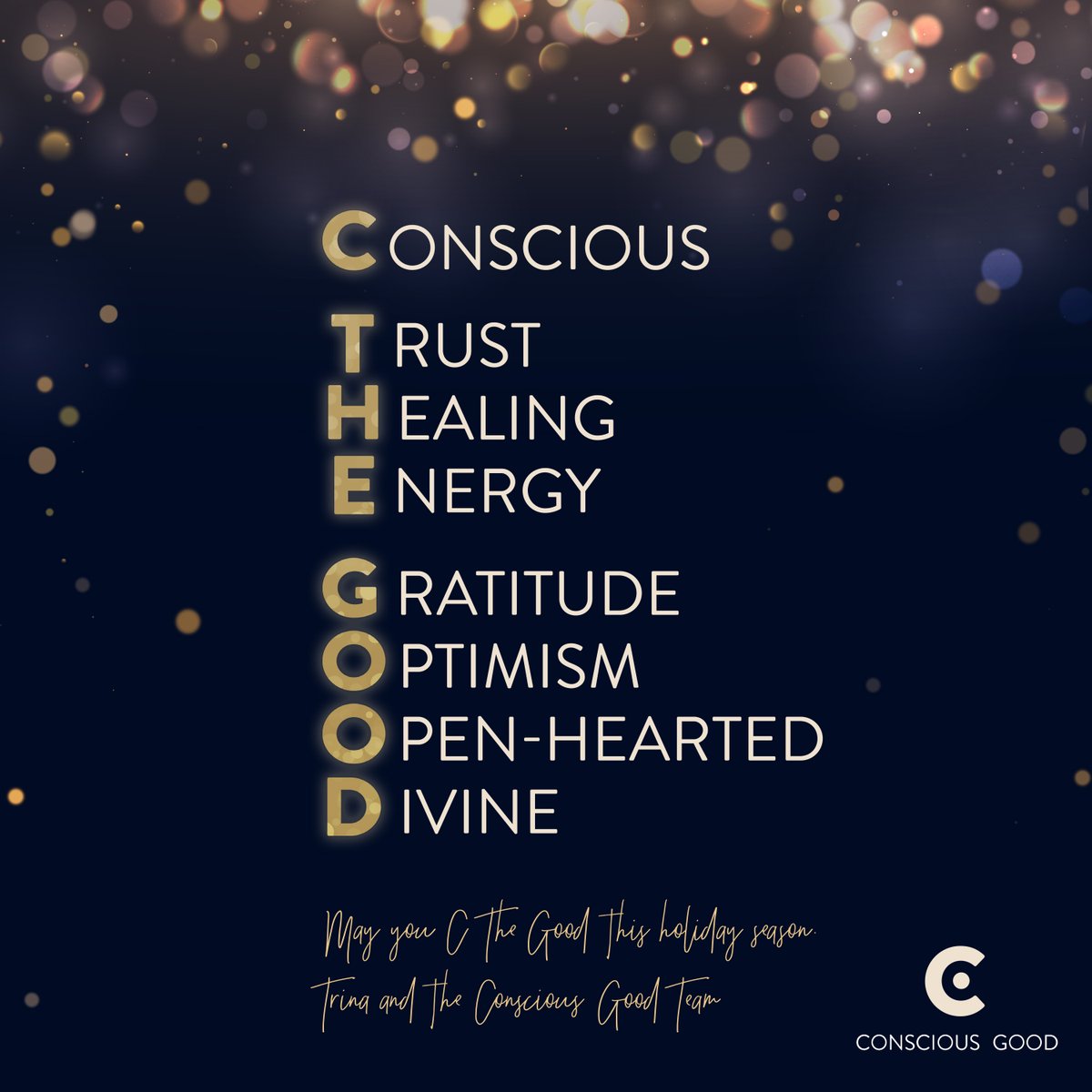 CGood_TV's tweet photo. The C Good Team would like to wish you all happy holidays!
#CtheGood #CtheGoodTV #Consciousholidays #happyholidays https://t.co/7S8OGiJUCP