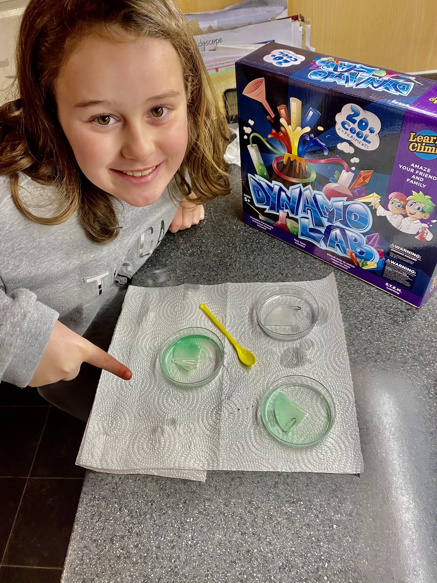 russTrib's tweet image. @laceygreenpa 
The knowledge of Crystallisation!
I had so much fun! 🧪 🧫 🧬 ⚛️ 🎄 
Libbie Tomlinson - 4A
#LGPAScience
