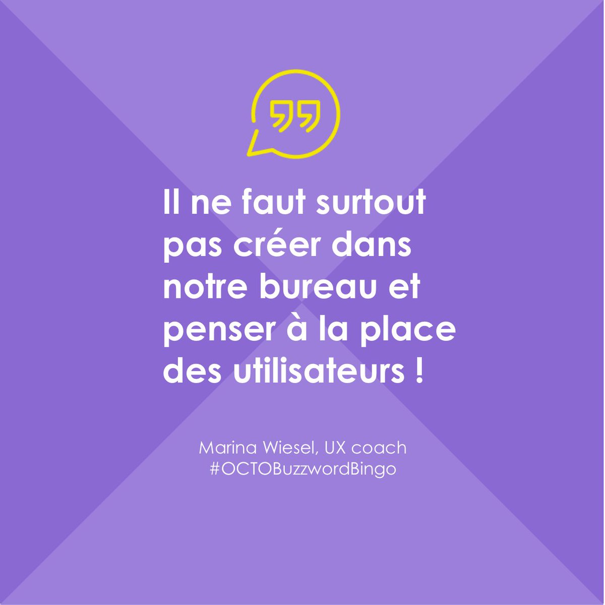 L'épisode 2 de Buzzword Bingo est sorti ! <a href="/MarinaWiesel/">Marina Wiesel</a> nous explique le Design Thinking pour les nuls :) bit.ly/3aeSQns #designthinking #designer #OCTOBuzzwordBingo