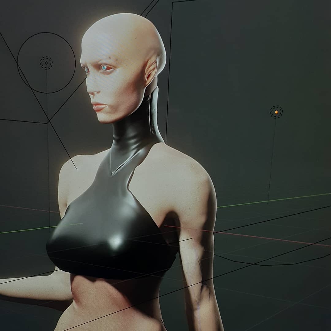 sukosma_art's tweet photo. Learning #blender3d #blender #eevee #cyclesrender #digitalart #cgi using character designed by @leonealart #still #wip #sukosma #digitalcharacter https://t.co/bkJWJFEJfY