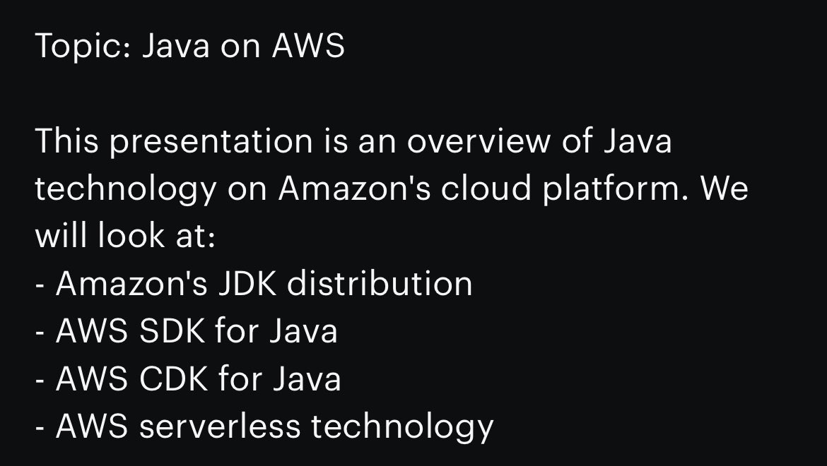 Portland Java User Group tweet media