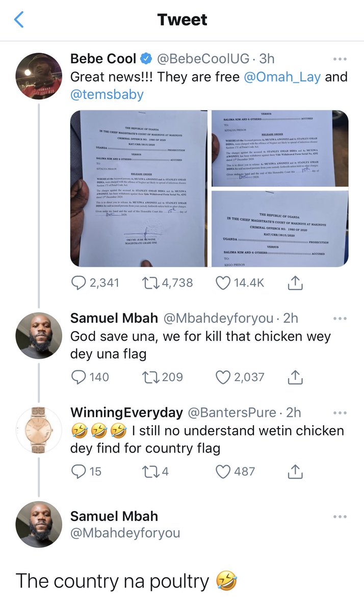 2.Angry Nigerians blast Uganda and everything related to the Chicken race