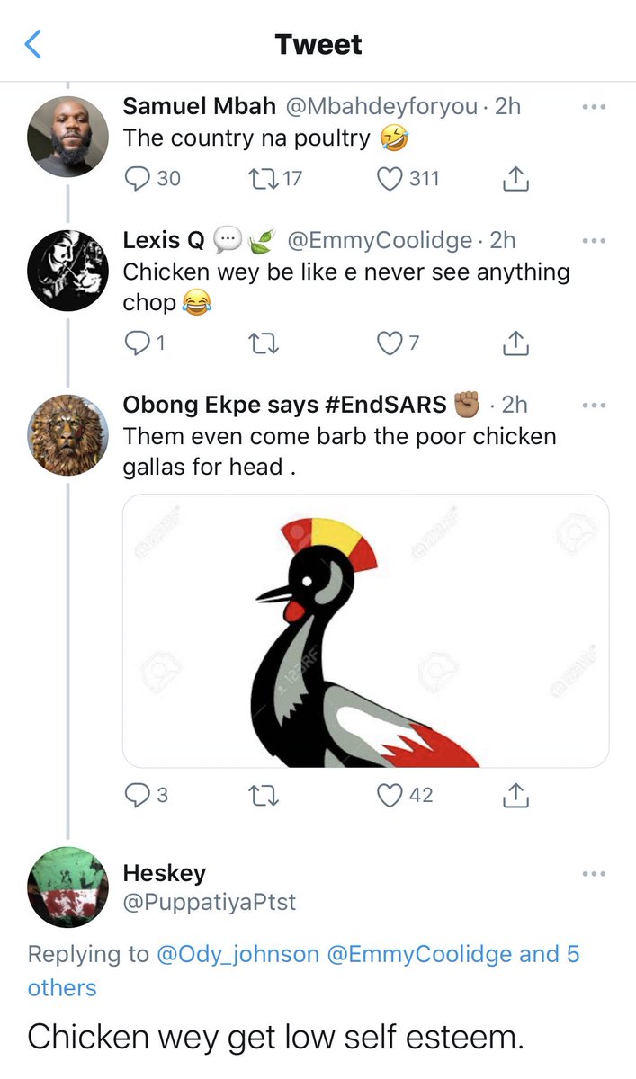 2.Angry Nigerians blast Uganda and everything related to the Chicken race