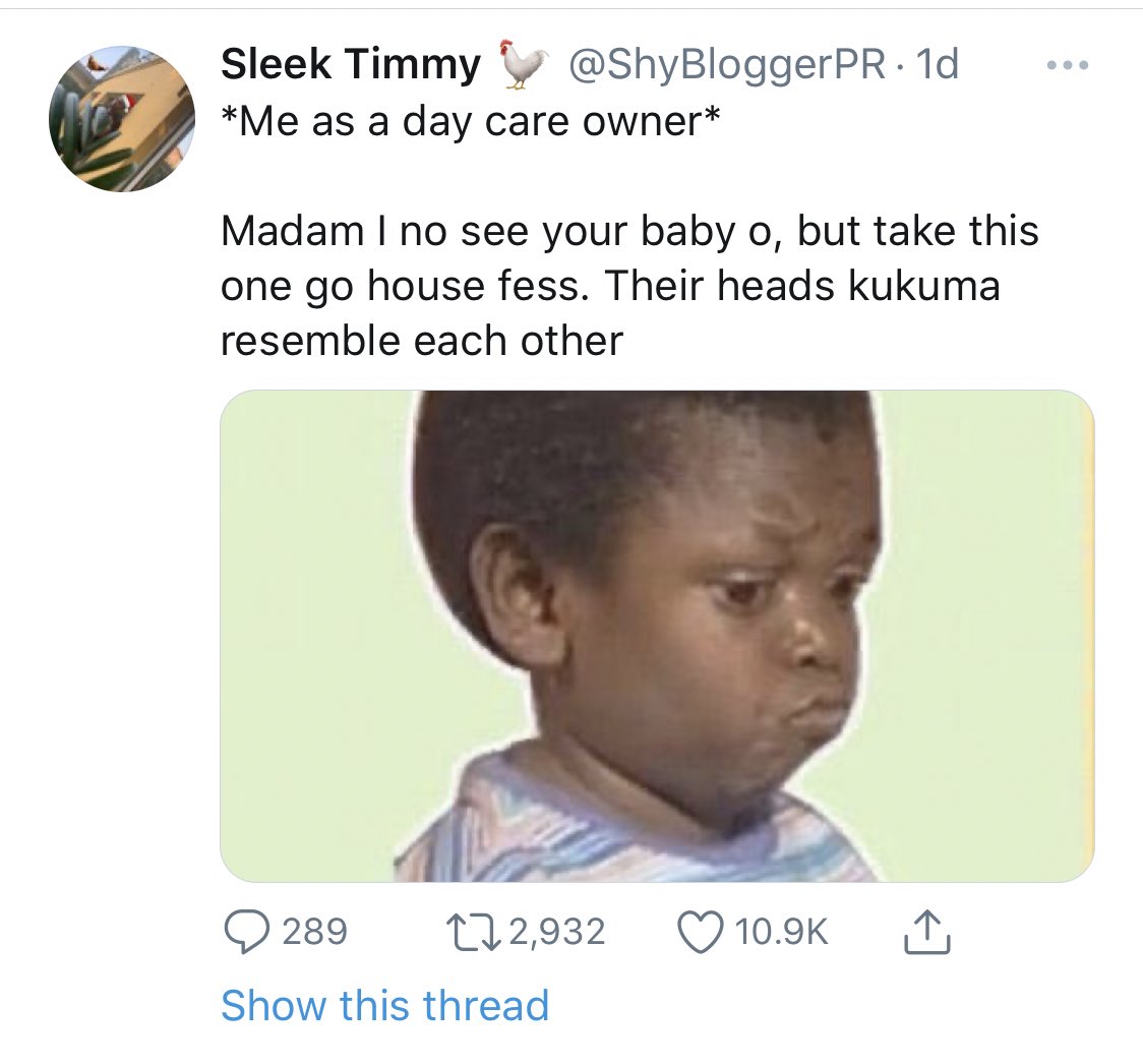 9.Yesterday Twitter NG was feasting on the “Me as...” trend.Many tweeps became content creators.Some interesting tweets from yesterday...