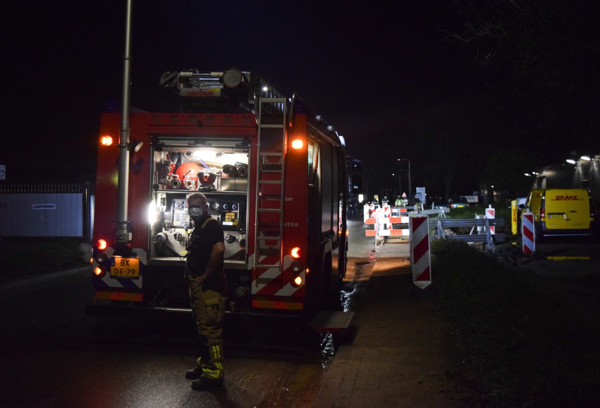 Brandweer rukt uit voor gas lekkage melding, loos alarm -..
