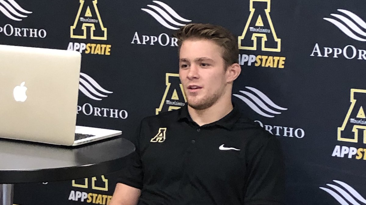 Media Day 📸s, with <a href="/flitz_thomas/">Thomas Flitz</a>, <a href="/c_russell4/">Codi Russell</a> and <a href="/willformato/">Will Formato</a> 

Any guess on who told stories about Cinnamon buns and Ricky Bobby? 

#ReAchTheSummit