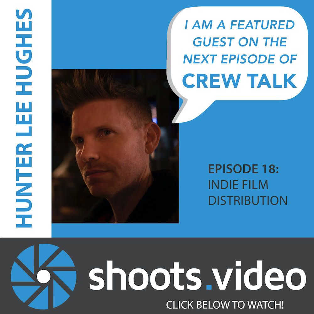 HunterLeeHughes's tweet photo. I'm very honored to be a guest panelist on the @ShootsVideo podcast tmw at 4 p.m. on the topic of Indie Film distribution. I plan to listen more than speaking because it's an impressive group! :) If you're interested, check out their feed for details. https://t.co/QCD0fr6W1p
