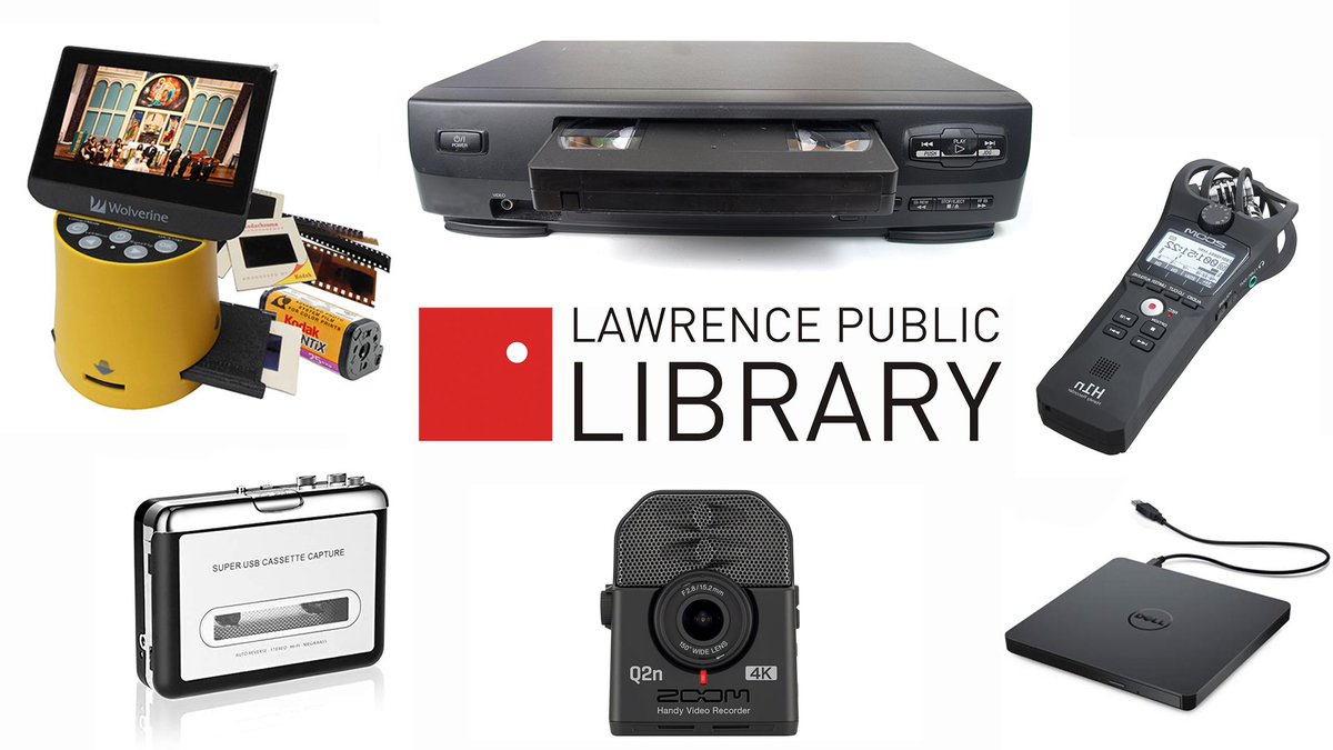 You can now check out audio-visual tools from <a href="/lawrencelibrary/">Lawrence Public Library</a>! Questions? Join our Q&amp;A session tonight at 7pm on Zoom. Email jbarnes@lplks.org for the event link.