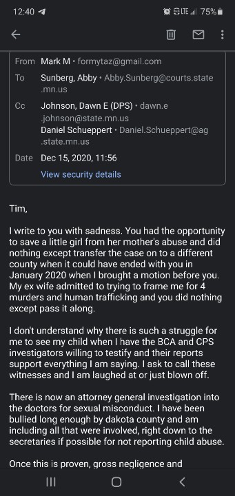 hydrofarmer15's tweet photo. To District Court Judge Tim McManus,  MNBCA and Attorney General. #Minneapolis #Minnesota #mnfamilylaw #mncourts #mn #mnbar #law #familylaw #family #fathersrights #father #dad #familylawyers #pediatrician #stpaul 

 #Dadonfire https://t.co/9cMQuVzxWs