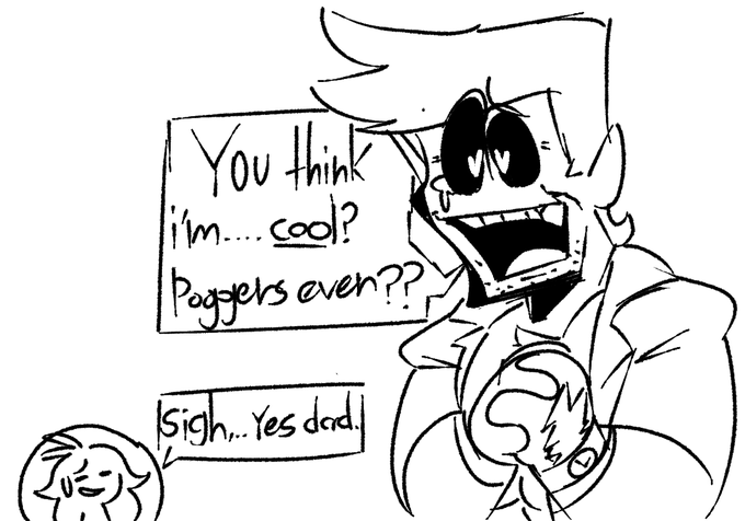 okok last luis drawing for now... he's just trying his best man 