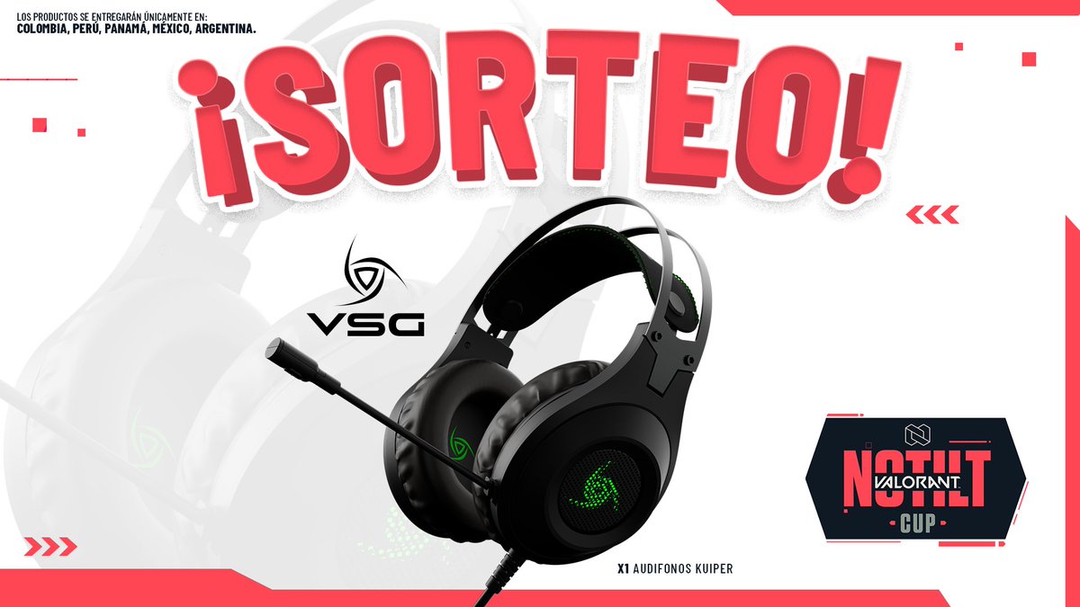 ¡3ER SORTEO #NTVC x <a href="/vsglatam/">Sirius by VSG 🚀</a>! 🌟 

Para participar:
- Da like y RT
- En el directo de hoy, se estarán dando palabras claves. El participante que tenga la oración completa al final de la transmisión será el ganador🤘 

🖥️ Twitch.tv/notiltgg | 6 pm 🇲🇽
