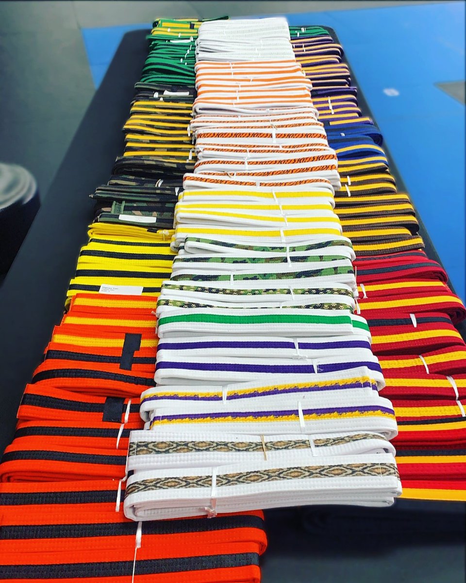 Leaders4LifeLC's tweet photo. It’s graduation week!! One of our favorite things is seeing what all of our students have achieved this testing cycle! 🥋
—
#leadersforlife #L4L #atamartialarts #leadership #martialarts #karate #leaguecity #kemah #texas #houston https://t.co/ozzgrvO7YE