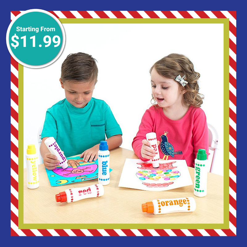 🎨 Do A Dot Art! markers are washable and super easy to use, with no cups, no brush, no mess, parents and teachers can rest easy knowing their kids can have a blast creating fun art without all of the mess!

🟢Shop Today: bit.ly/SA-DoADot

#schoolaids #giftideas #shopsmall
