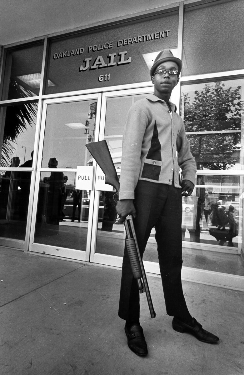 The Art of Album Covers.Black Panther Bobby Hutton at Oakland police station after a law prohibiting carrying loaded weapons in public was passed, 1967. Hutton was killed by Oakland police in 1968, he was 17.Photos Ron Riesterer.Used by Primal Scream on the 1997 single Star