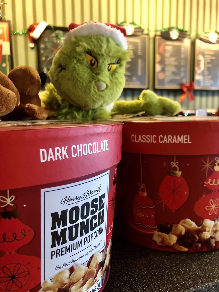 BN_HappyValley's tweet photo. 12 Days, Day 4: The #Grinch is all about the #MooseMunch sold in the #BNCafé. Come pick it up before he steals it all for himself.
.
.
.
#bn #bnhappyvalley #barnesandnoble #cafe #popcorn #bookstagram #bibliophile #darkchocolate #caramel #12daysofchristmas #BN0235 https://t.co/8yTHmA7PjI