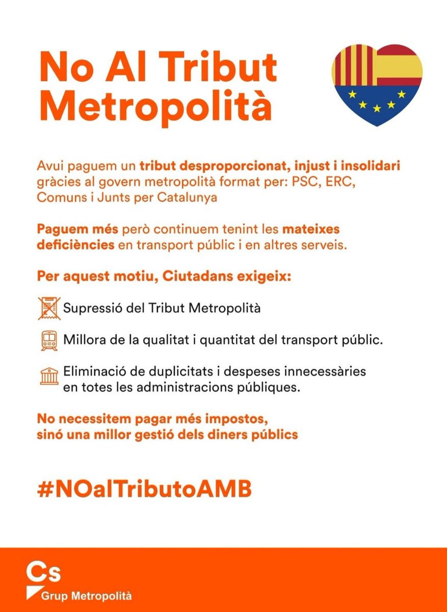 a_ciprian's tweet photo. No al Tribut Metropolità ni avui, ni demà. #NoTributAMB #SantCugat https://t.co/141Bko1Qmz