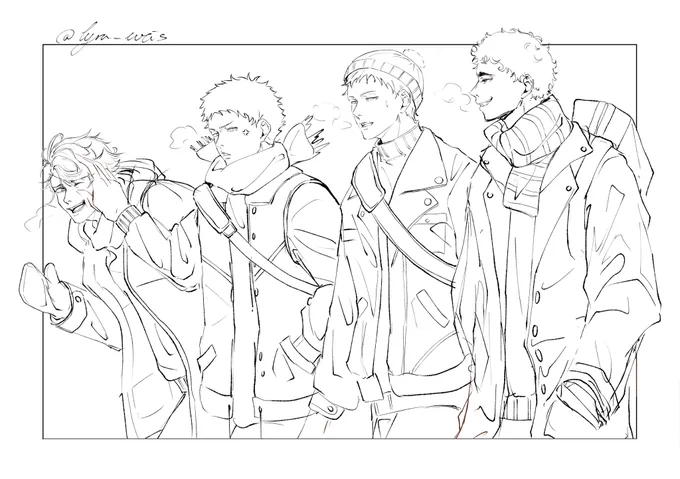 #haikyuu
WIP
Aoba Johsai 3rd Years 
